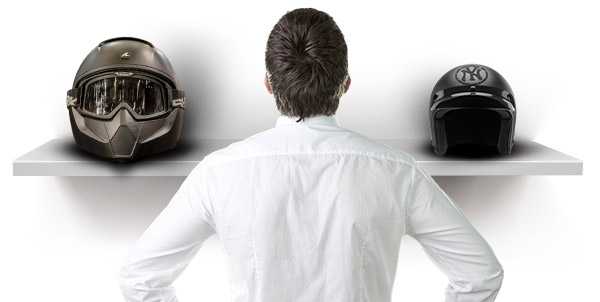 Elegir la talla de tu casco de moto