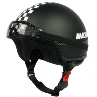 Casque jet MAX Slim Negro Mate Casque jet MAX Slim Negro Mate