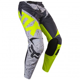 Pantalón motocross FOX 180 Nirv Grey Yellow Pant 086 Pantalón motocross FOX 180 Nirv Grey Yellow Pant 086
