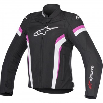 Cazadora moto Alpinestars Stella T-GP Plus R V2 Air Black White Fuchsia Cazadora moto Alpinestars Stella T-GP Plus R V2 Air Black White Fuchsia