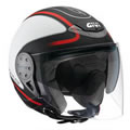 jet Givi H10.5 Luxe Negro Blanco Rojo