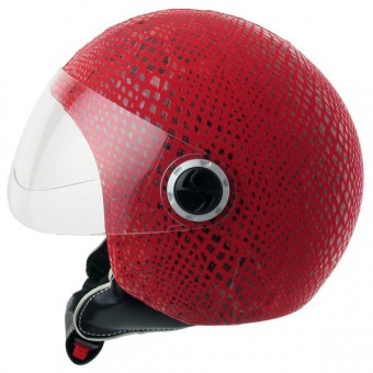 Helmetdress Funda de casco Snake Red