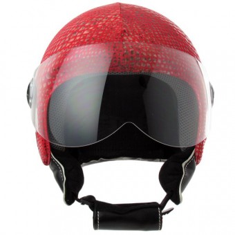 Helmetdress Funda de casco Snake Red