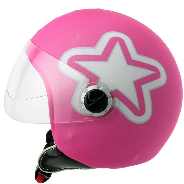 Helmetdress Funda de casco Star Pink