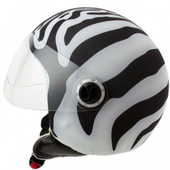 Helmetdress Funda de casco Zebra