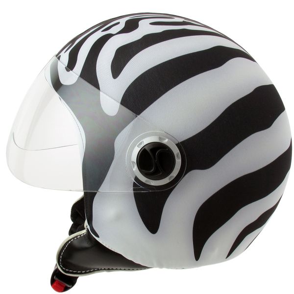Helmetdress Funda de casco Zebra
