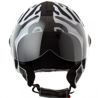 Helmetdress Funda de casco Zebra
