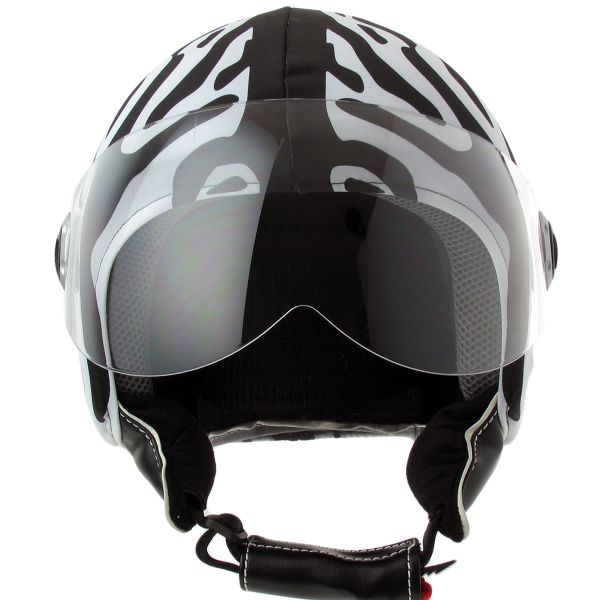 Helmetdress Funda de casco Zebra