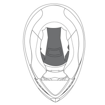 Interior casco AGV Interior K3 SV