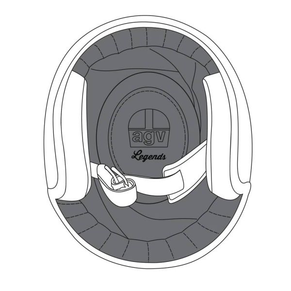 Interior casco AGV Interior X70 Interior casco AGV Interior X70