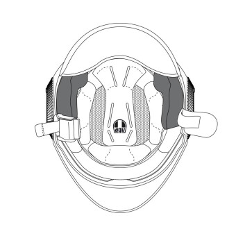 Interior casco AGV Par de Mejillas Orbyt Interior casco AGV Par de Mejillas Orbyt