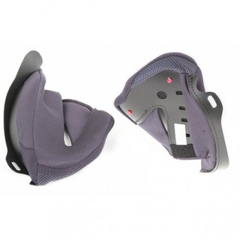 Interior casco HJC Par de carrilleras SY-Max III Red Pressures Interior casco HJC Par de carrilleras SY-Max III Red Pressures