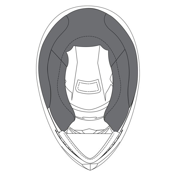 Interior casco AGV Par de Mejillas K3