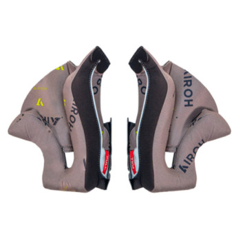 Interior casco Airoh Par de almohadillas grises Twist 3 Interior casco Airoh Par de almohadillas grises Twist 3