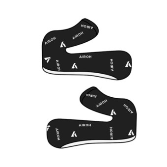 Interior casco Airoh Par de almohadillas Twist 2.0, negras con letras blancas Interior casco Airoh Par de almohadillas Twist 2.0, negras con letras blancas