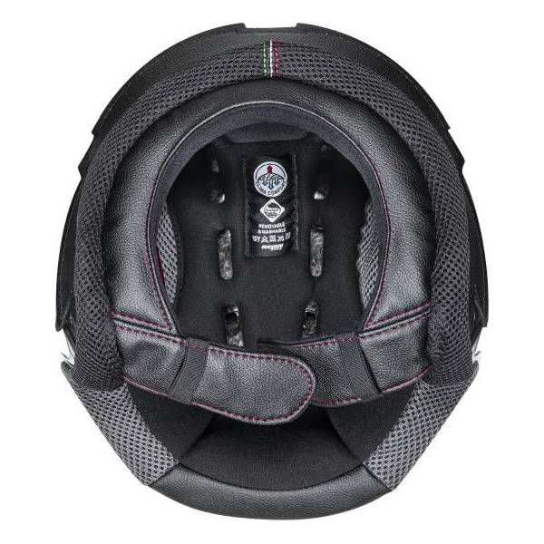 Interior casco Nolan Juego de forro completo Negro Rojo N21 - N21 Visera