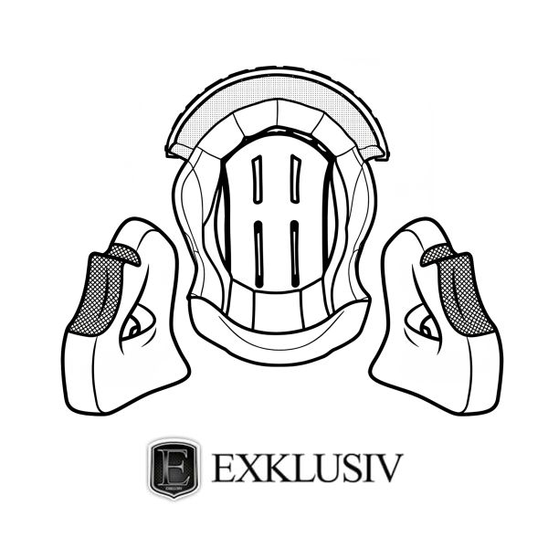 Interior casco Exklusiv Juego de forro completo Smart 2