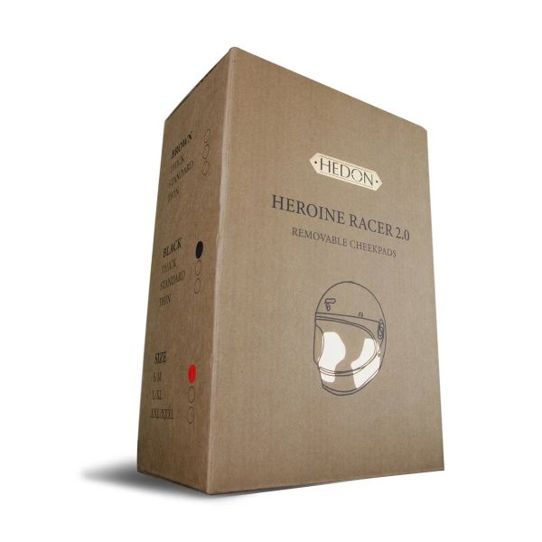 HEDON Par de finas carrilleras Heroine Racer Black