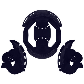 Interior casco LS2 Juego de liners completo Blue Fast II MX708 Interior casco LS2 Juego de liners completo Blue Fast II MX708