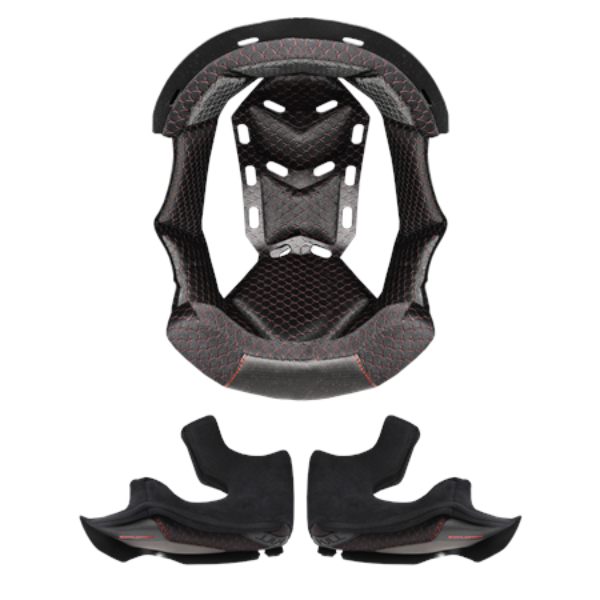 Interior casco LS2 Explorer MX701 Juego completo de forros de carbono Interior casco LS2 Explorer MX701 Juego completo de forros de carbono
