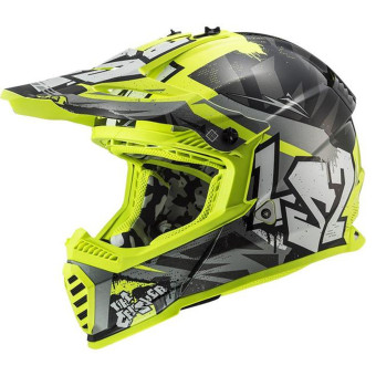 LS2 Juego completo de liners Fluo Yellow Fast II Mini MX437