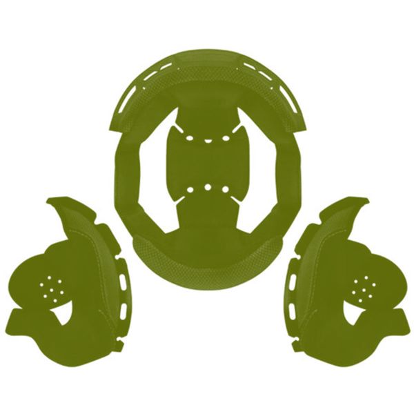 Interior casco LS2 Juego completo de liners Fluo Yellow Fast II MX708