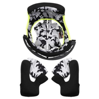 Interior casco LS2 Juego completo de forro negro Fast Evo MX437 junior Interior casco LS2 Juego completo de forro negro Fast Evo MX437 junior