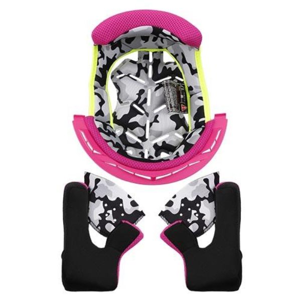 Interior casco LS2 Juego completo de liner violeta Fast Evo MX437