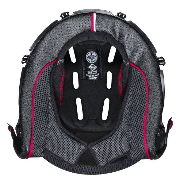 Interior casco Nolan Interieur Juego completo de forro N40 - N 40 5 Negro Rojo Interior casco Nolan Interieur Juego completo de forro N40 - N 40 5 Negro Rojo