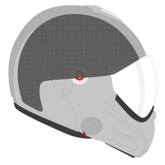 Interior casco Roof RO32 Desmo 3 Revestimiento interior de carbono Interior casco Roof RO32 Desmo 3 Revestimiento interior de carbono