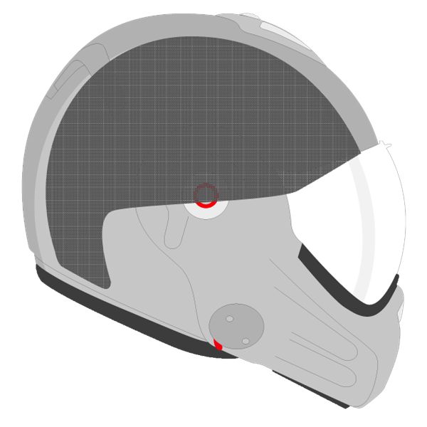 Interior casco Roof RO32 Desmo 3 Revestimiento interior de carbono