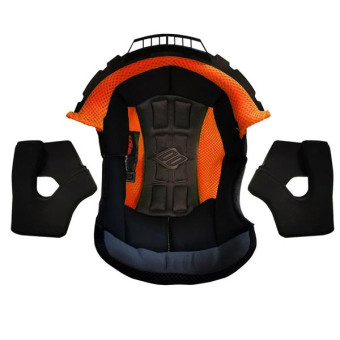 Interior casco SHOT Juego de forro completo naranja neón Furious 22.05 Interior casco SHOT Juego de forro completo naranja neón Furious 22.05