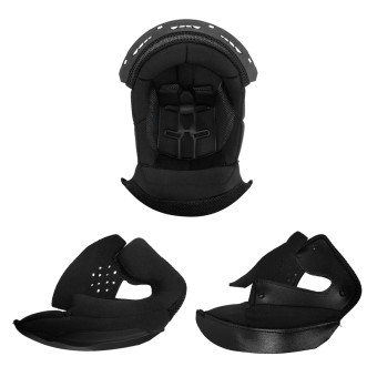 Interior casco SHOT Drop Black Juego de forro completo Interior casco SHOT Drop Black Juego de forro completo