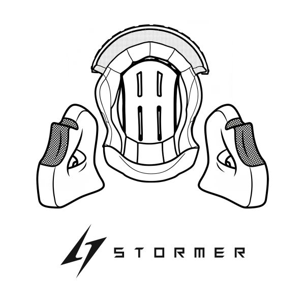 Interior casco Stormer Juego de forros completo Blow