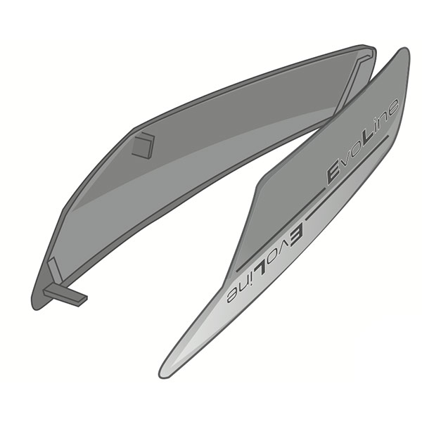 Piezas sueltas casco Shark Cover Mentonera Evoline