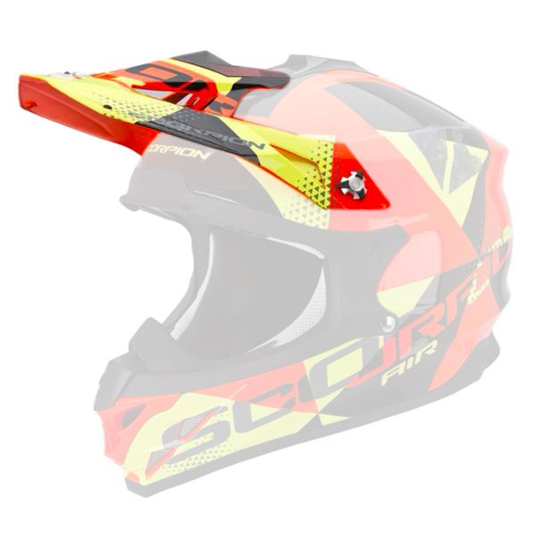 Piezas sueltas casco Scorpion Gorra VX-15 Evo Air Akra Black Orange Yellow