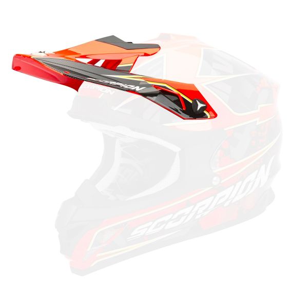 Piezas sueltas casco Scorpion Gorra VX-15 Evo Air Magma Rojo Fluo
