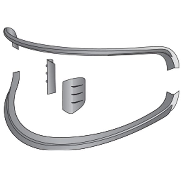 Piezas sueltas casco Shark Recambio junta campo de visión S900 - S700 Piezas sueltas casco Shark Recambio junta campo de visión S900 - S700