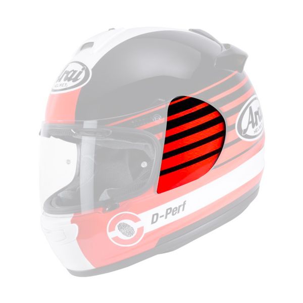 Piezas sueltas casco Arai Placa pivotante Chaser V Página Rojo Piezas sueltas casco Arai Placa pivotante Chaser V Página Rojo