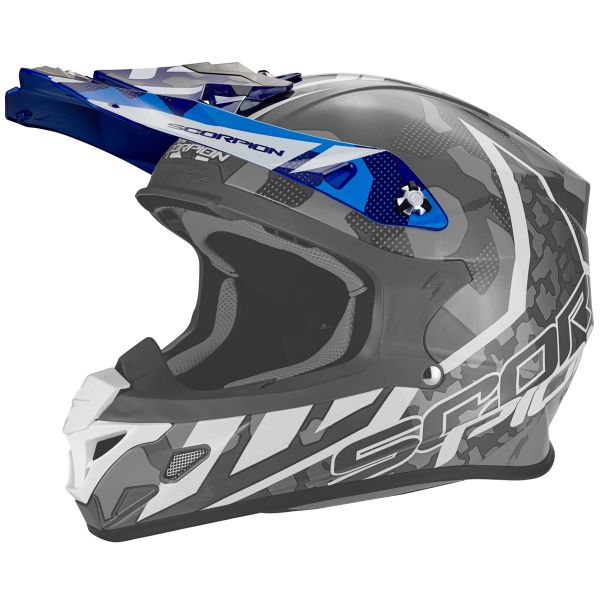 Piezas sueltas casco Scorpion Gorra VX-21 Furio Blue White