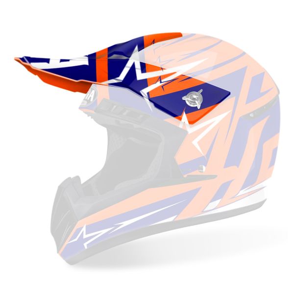 Piezas sueltas casco Airoh Visera Switch Startruck Azul
