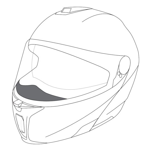 Piezas sueltas casco AGV Cubrenariz Sportmodular