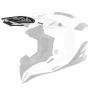 Piezas sueltas casco Airoh Aviator 3 Tapa blanca brillante
