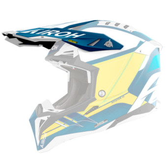 Piezas sueltas casco Airoh Aviator 3 Azul sable mate pico Piezas sueltas casco Airoh Aviator 3 Azul sable mate pico