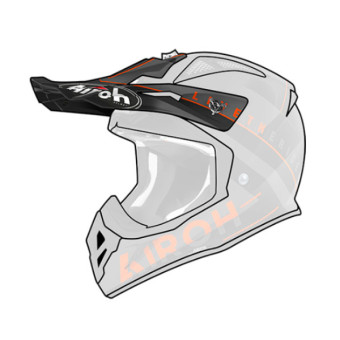 Piezas sueltas casco Airoh Aviator Ace Amaze Naranja pico Piezas sueltas casco Airoh Aviator Ace Amaze Naranja pico
