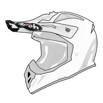 Piezas sueltas casco Airoh Aviator Ace Pico blanco