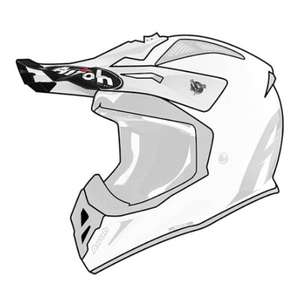 Piezas sueltas casco Airoh Aviator Ace Pico blanco