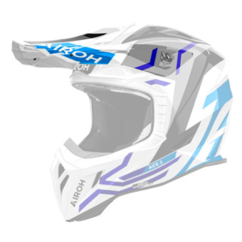 Piezas sueltas casco Airoh Aviator Ace 2 Gorra de tierra azul brillo Piezas sueltas casco Airoh Aviator Ace 2 Gorra de tierra azul brillo