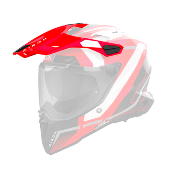 Piezas sueltas casco Airoh Commander 2 Mavick rojo brillo pico