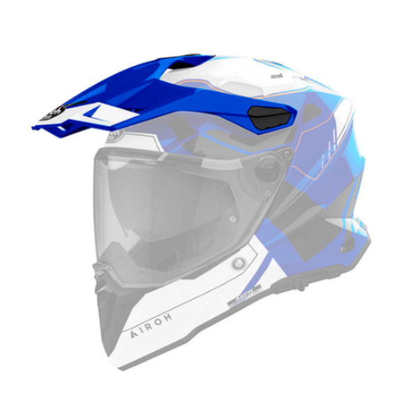Piezas sueltas casco Airoh Commander 2 Reveal tapa azul brillante Piezas sueltas casco Airoh Commander 2 Reveal tapa azul brillante